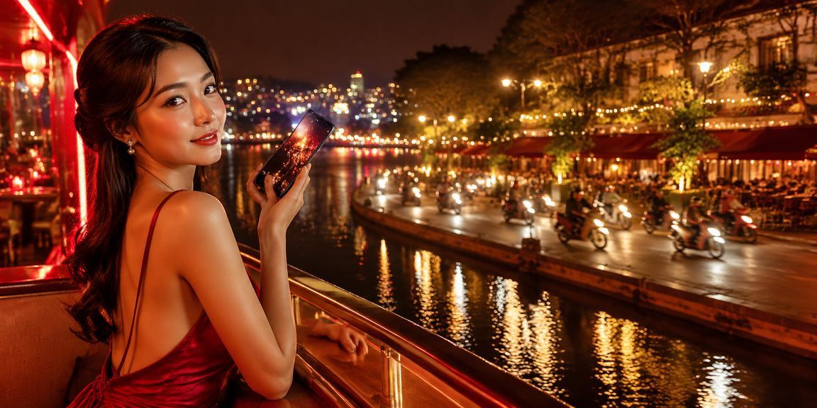 Người chơi thư giãn uống cà phê Đà Lạt và truy cập casino trên điện thoại di động